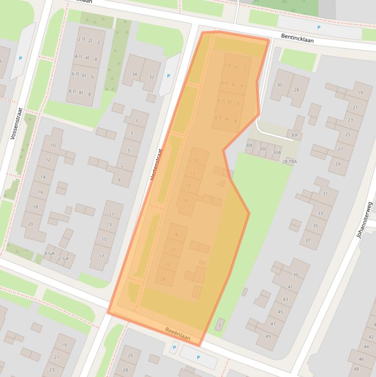 Kaart van postcodegebied 6865WP.