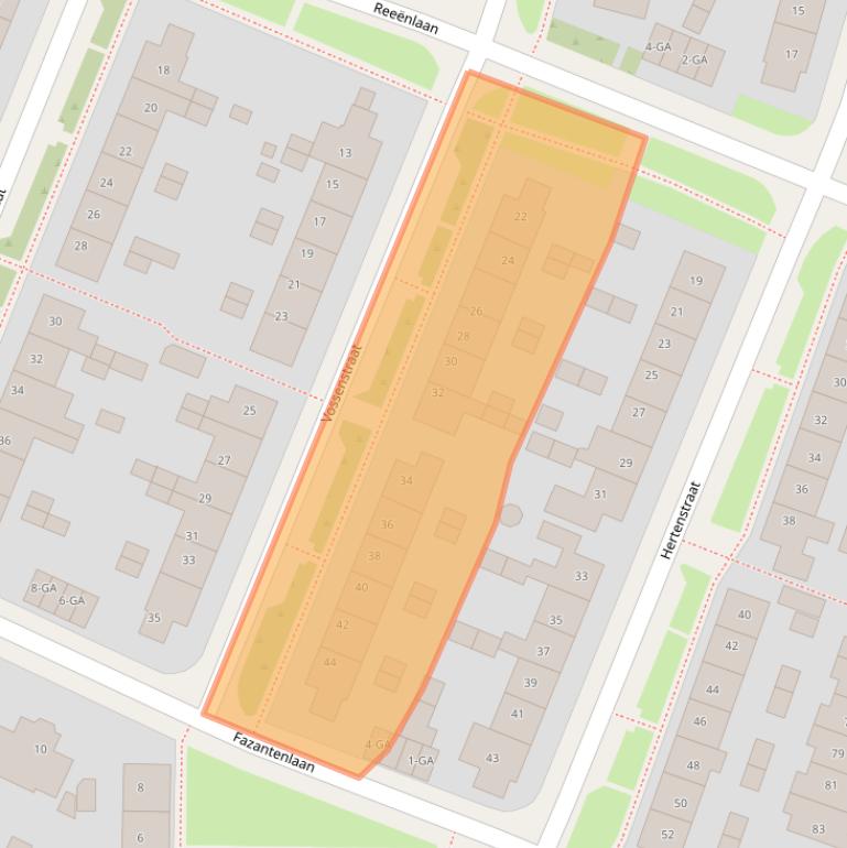 Kaart van postcodegebied 6865WV.