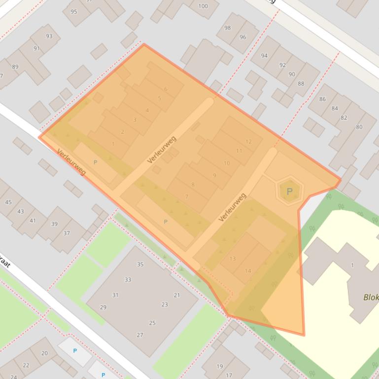 Kaart van postcodegebied 6866BK.