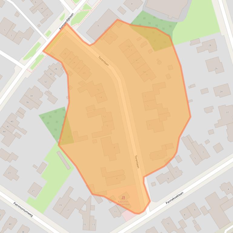 Kaart van postcodegebied 6866BS.