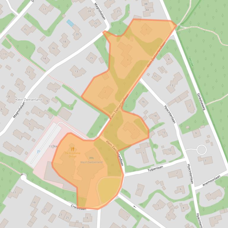 Kaart van postcodegebied 6866DS.