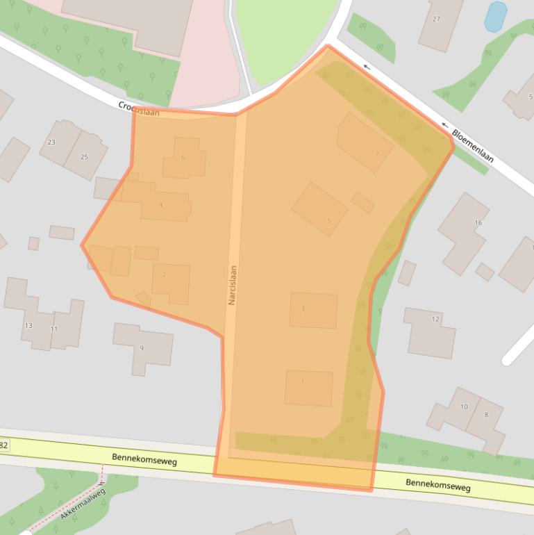 Kaart van postcodegebied 6866DX.