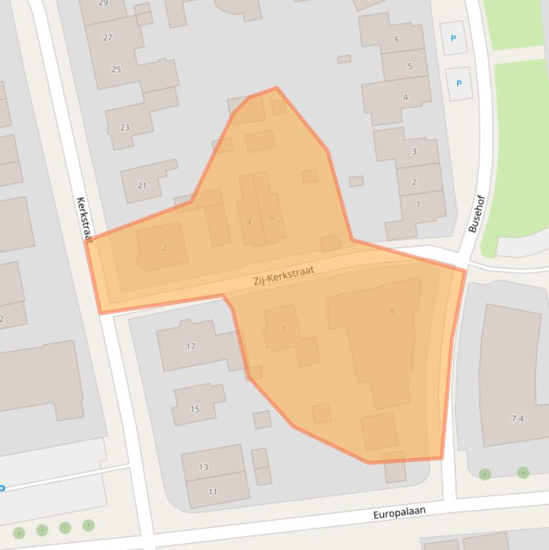 Kaart van postcodegebied 6871BN.