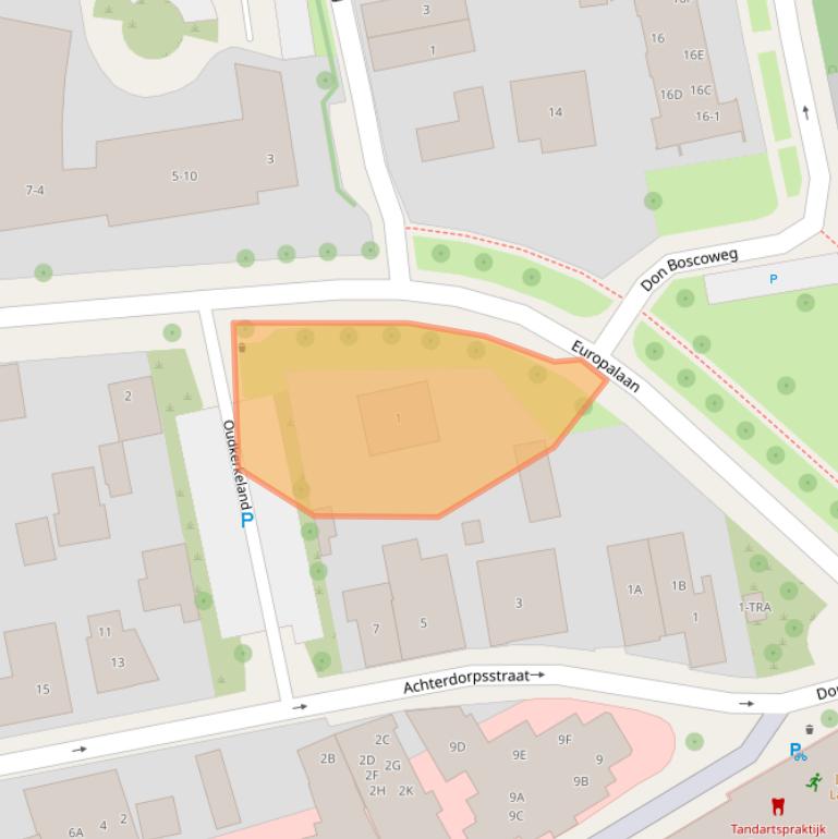 Kaart van postcodegebied 6871BS.