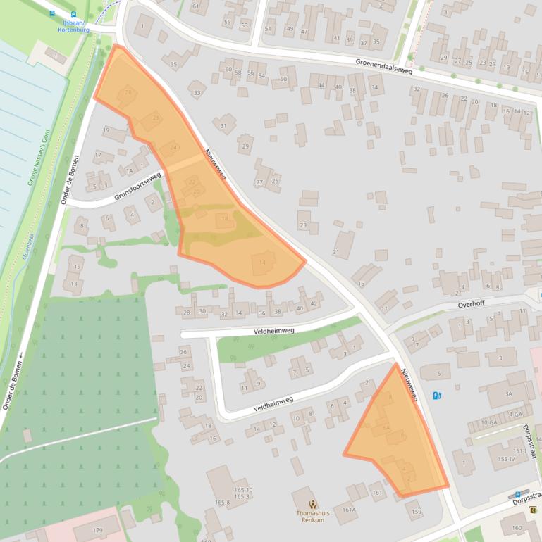 Kaart van postcodegebied 6871CB.