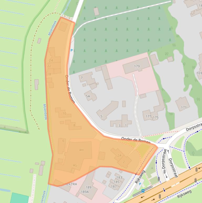 Kaart van postcodegebied 6871CH.