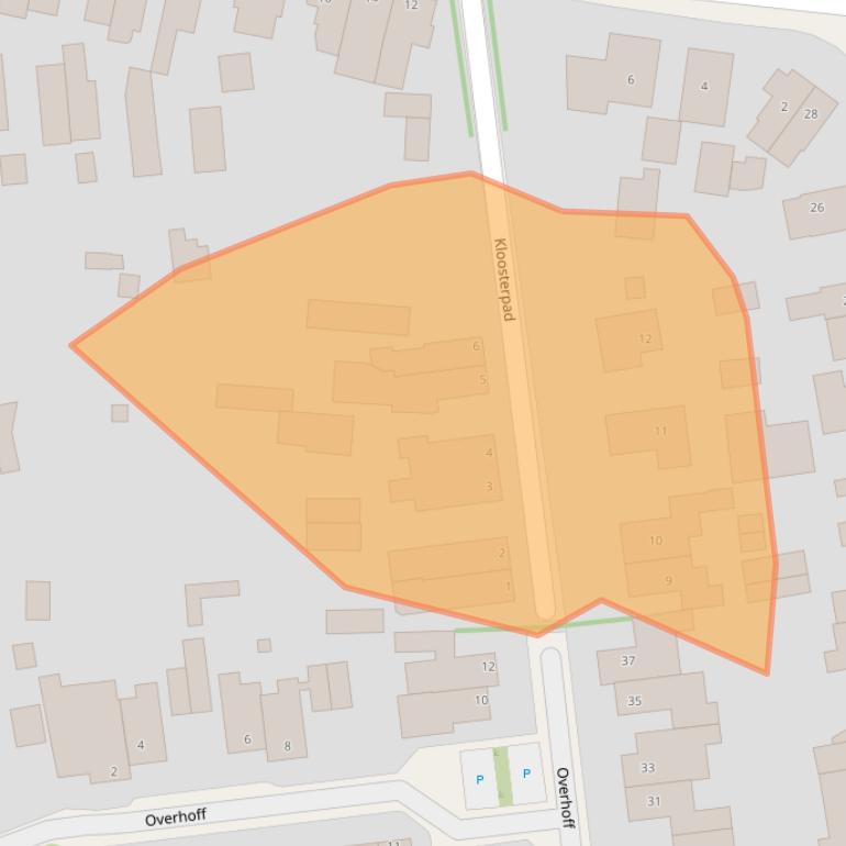 Kaart van postcodegebied 6871CS.