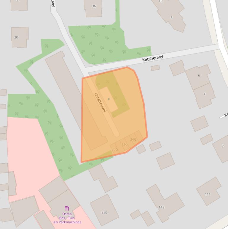 Kaart van postcodegebied 6871EA.