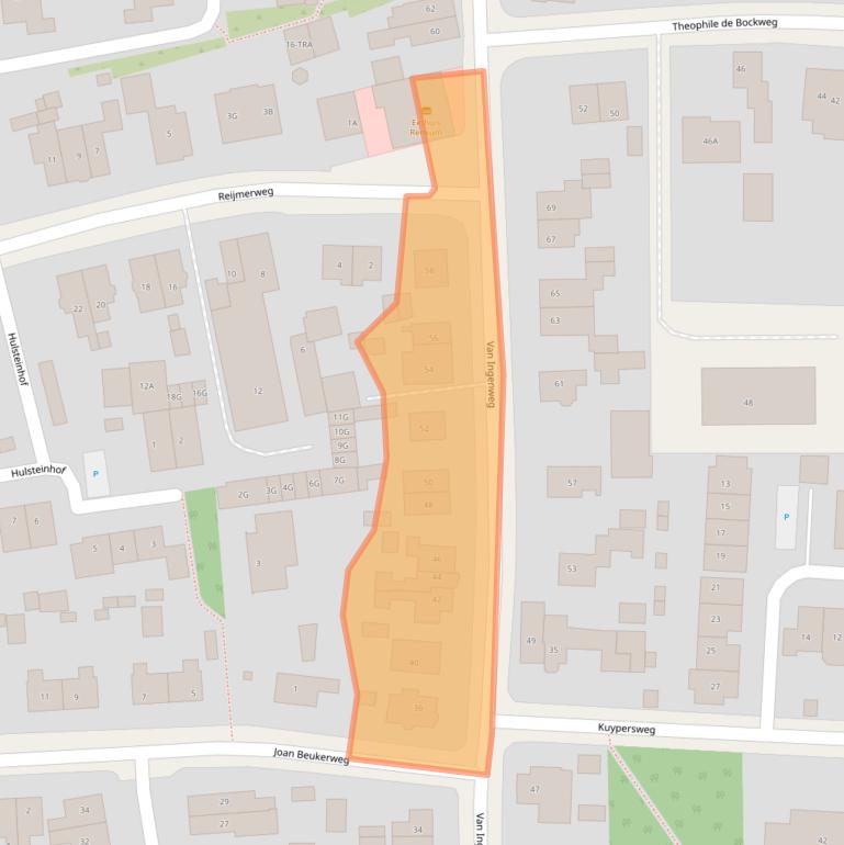Kaart van postcodegebied 6871ER.
