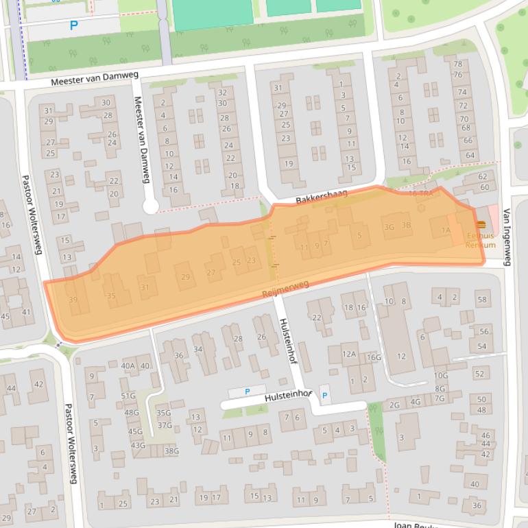 Kaart van postcodegebied 6871HA.