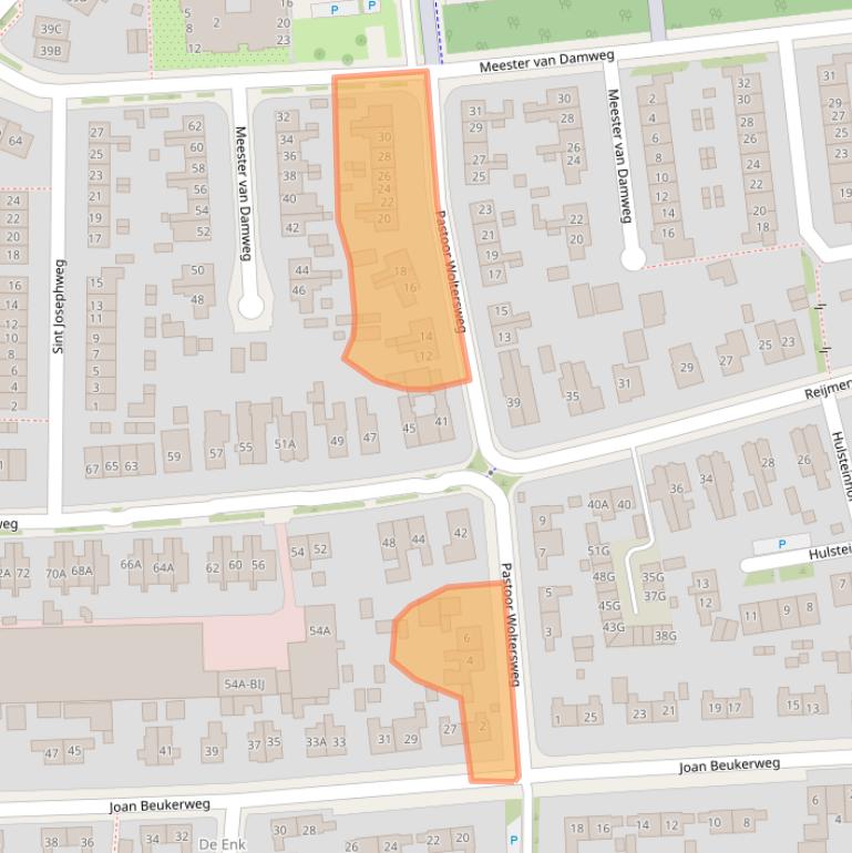 Kaart van postcodegebied 6871HL.