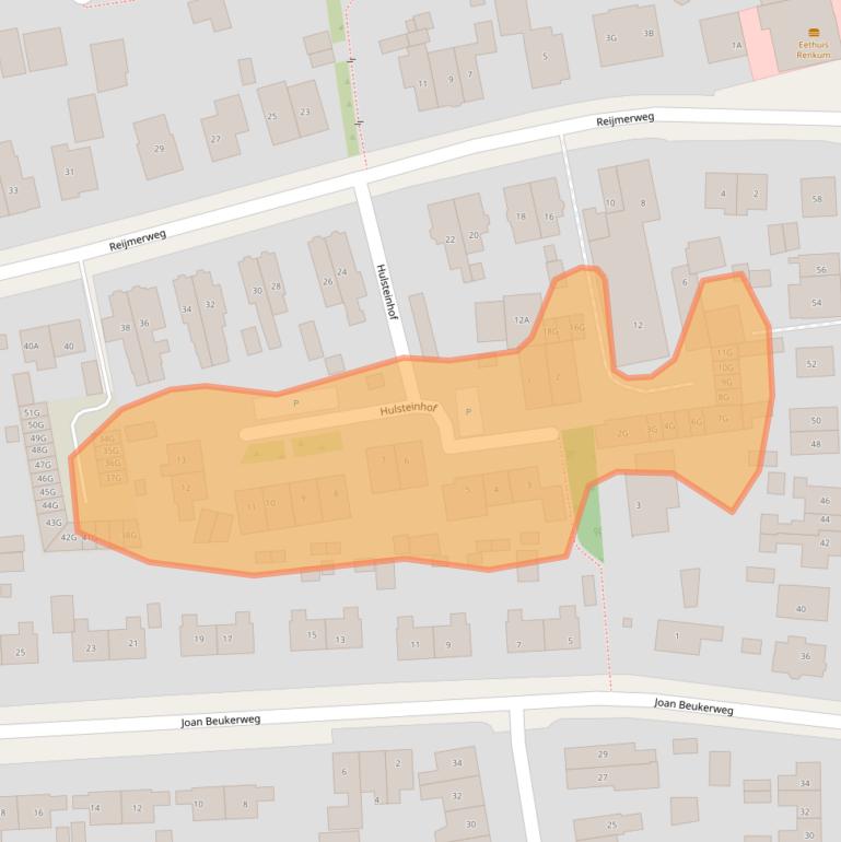 Kaart van postcodegebied 6871HM.