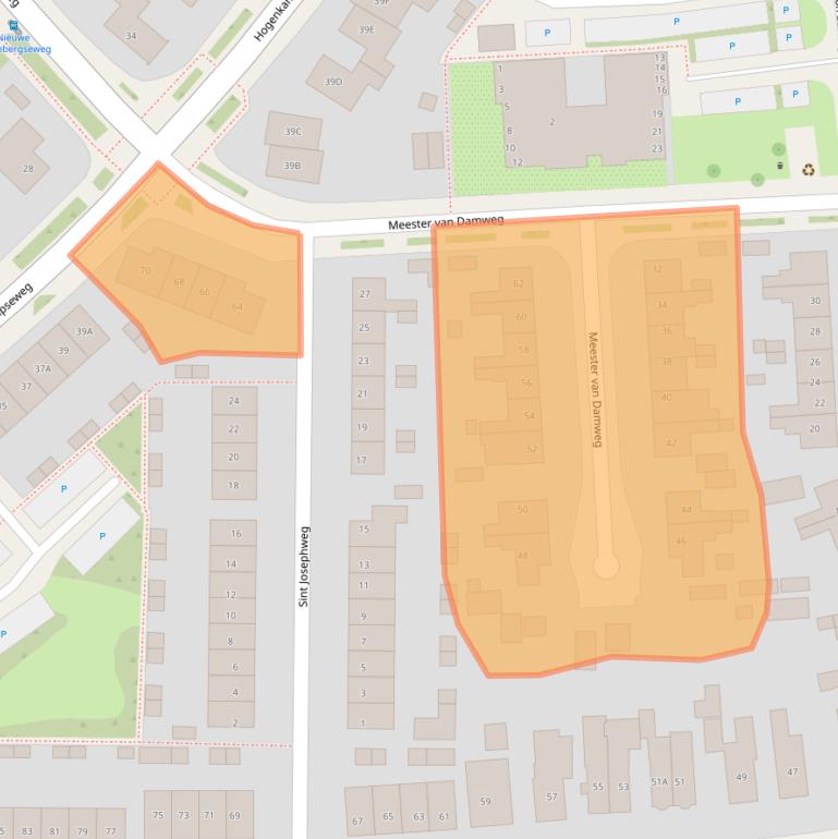 Kaart van postcodegebied 6871HP.