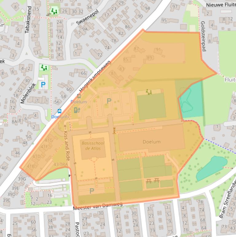 Kaart van postcodegebied 6871JK.