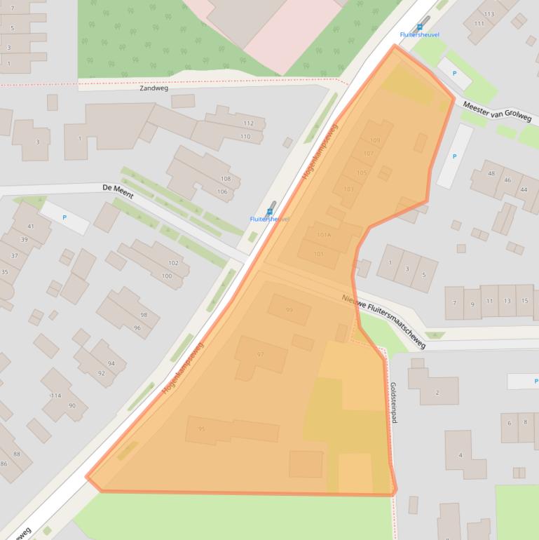 Kaart van postcodegebied 6871JL.