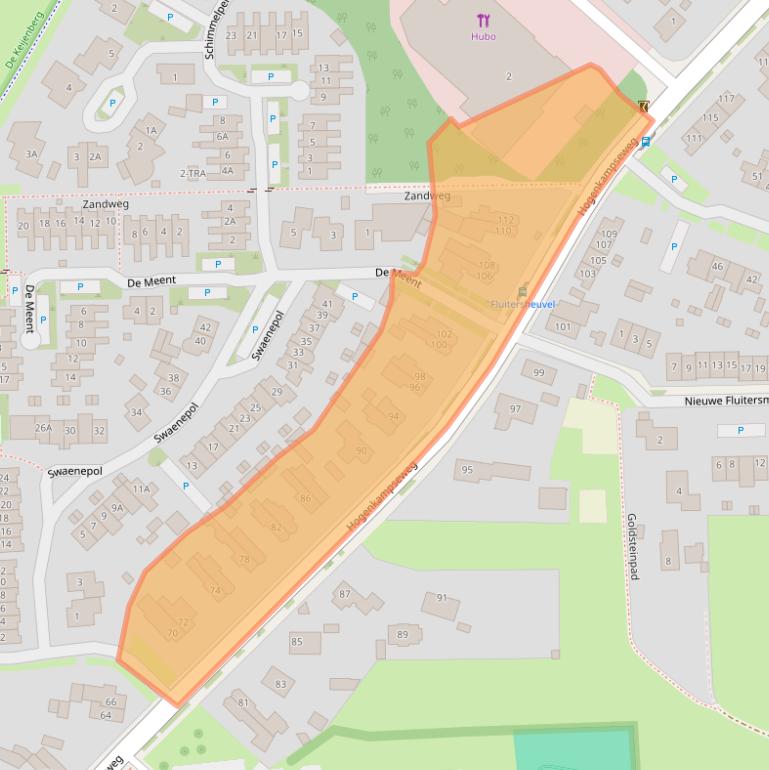 Kaart van postcodegebied 6871JS.