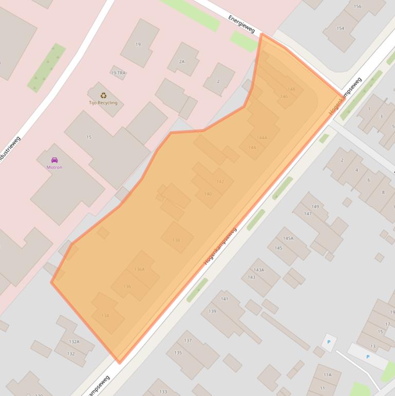 Kaart van postcodegebied 6871JV.