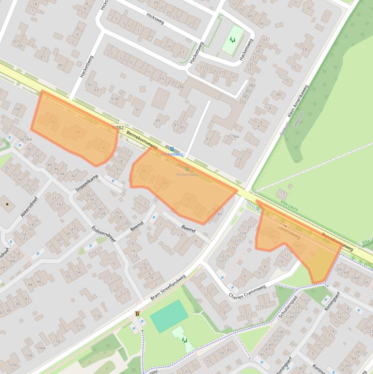 Kaart van postcodegebied 6871KG.