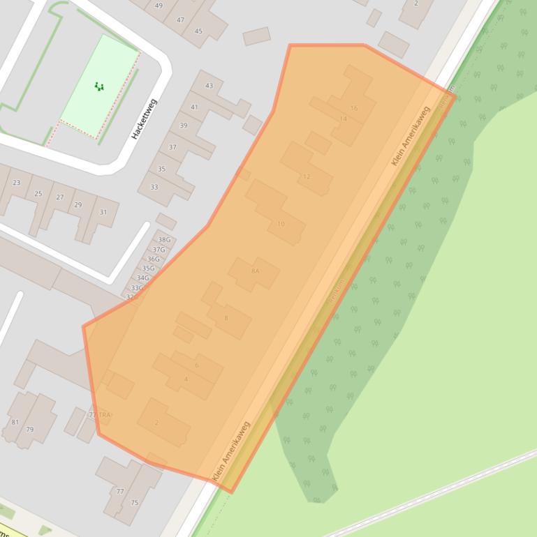 Kaart van postcodegebied 6871KK.