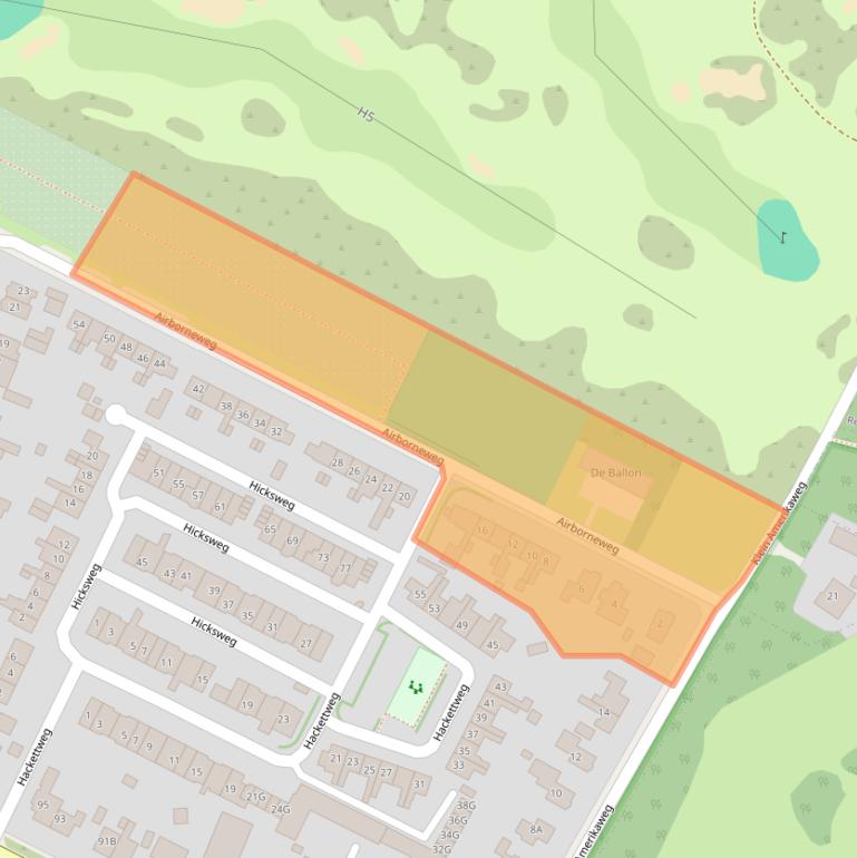 Kaart van postcodegebied 6871KL.