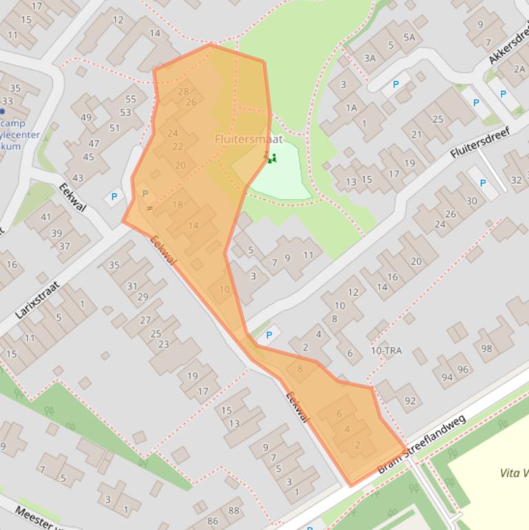 Kaart van postcodegebied 6871LS.