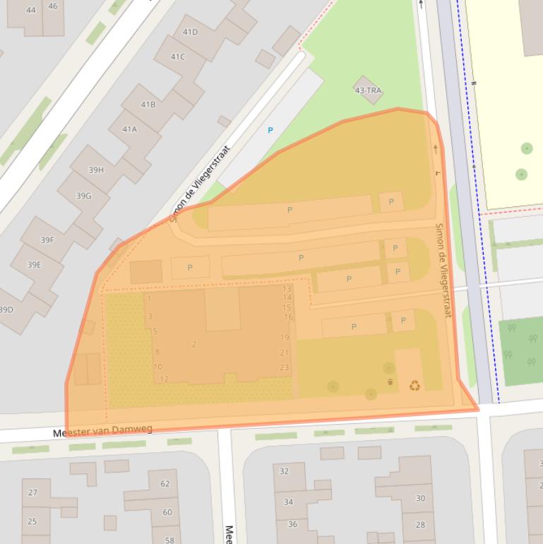 Kaart van postcodegebied 6871MA.