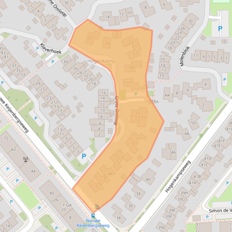 Kaart van postcodegebied 6871TD.