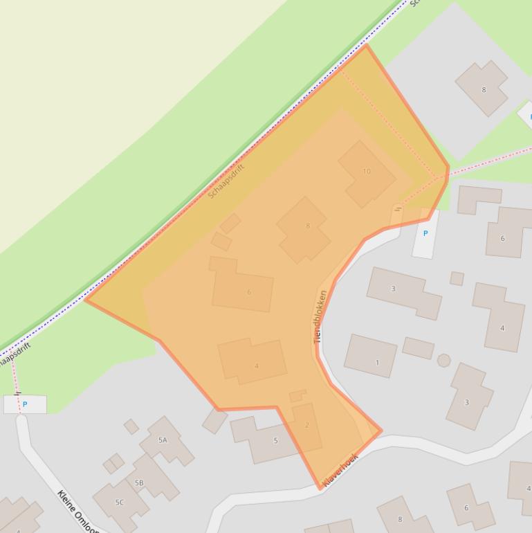 Kaart van postcodegebied 6871TH.