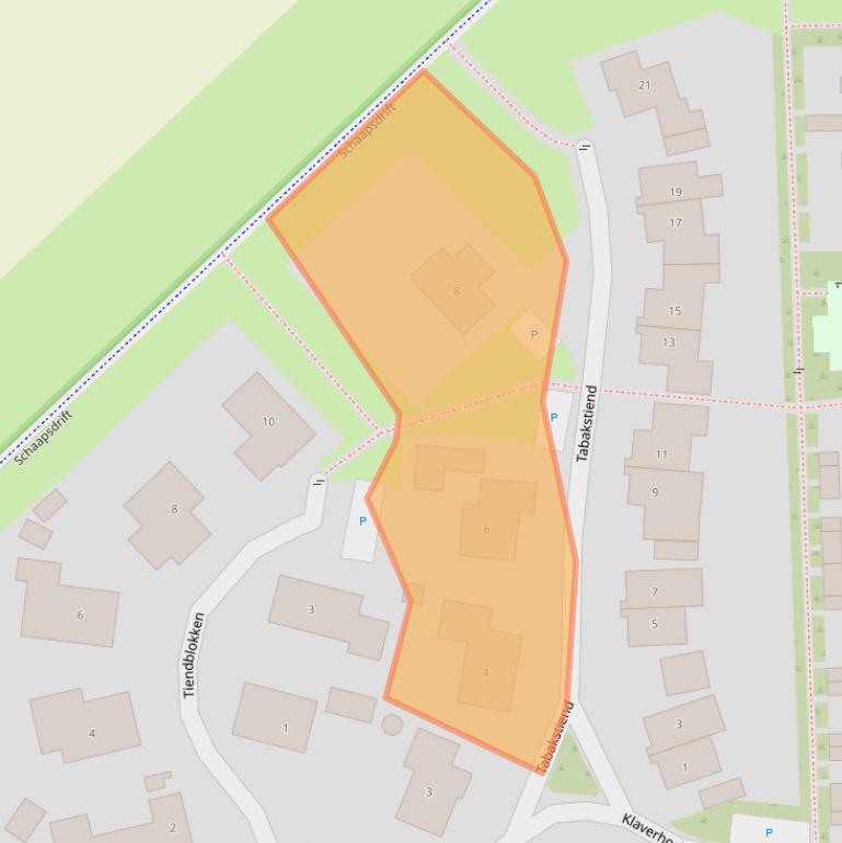 Kaart van postcodegebied 6871TK.