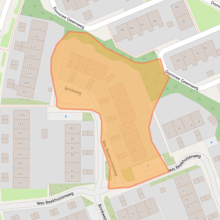 Kaart van postcodegebied 6871VL.