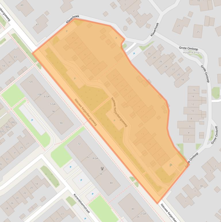 Kaart van postcodegebied 6871VM.