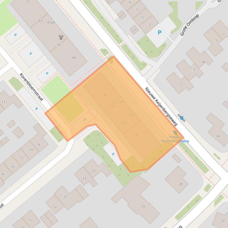 Kaart van postcodegebied 6871VT.