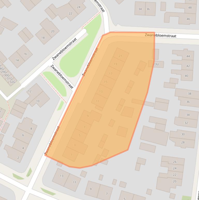 Kaart van postcodegebied 6871WL.