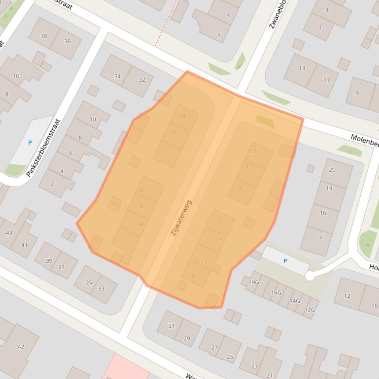 Kaart van postcodegebied 6871WR.