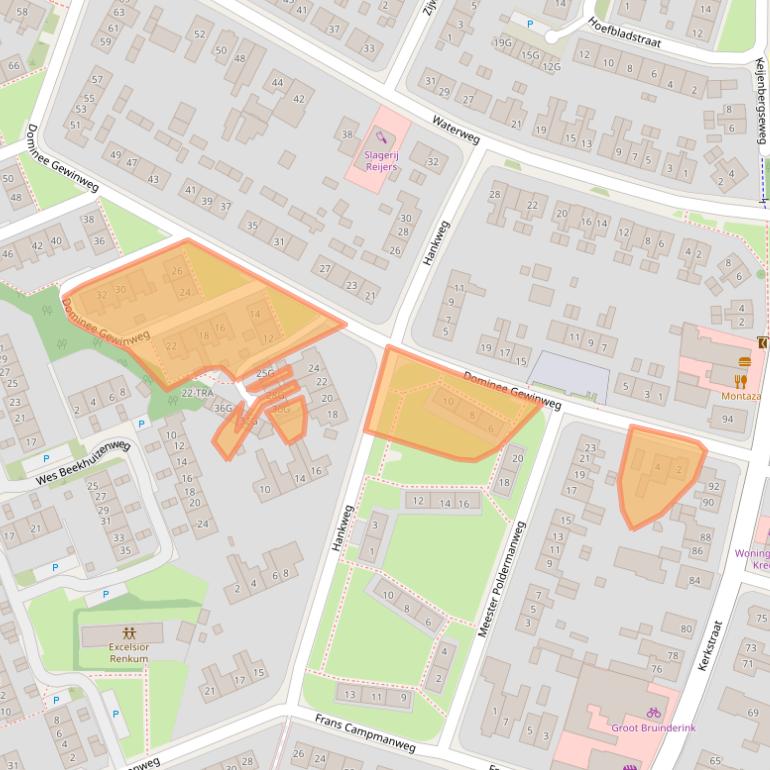Kaart van postcodegebied 6871XL.