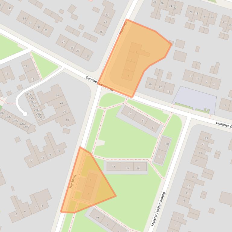 Kaart van postcodegebied 6871XP.