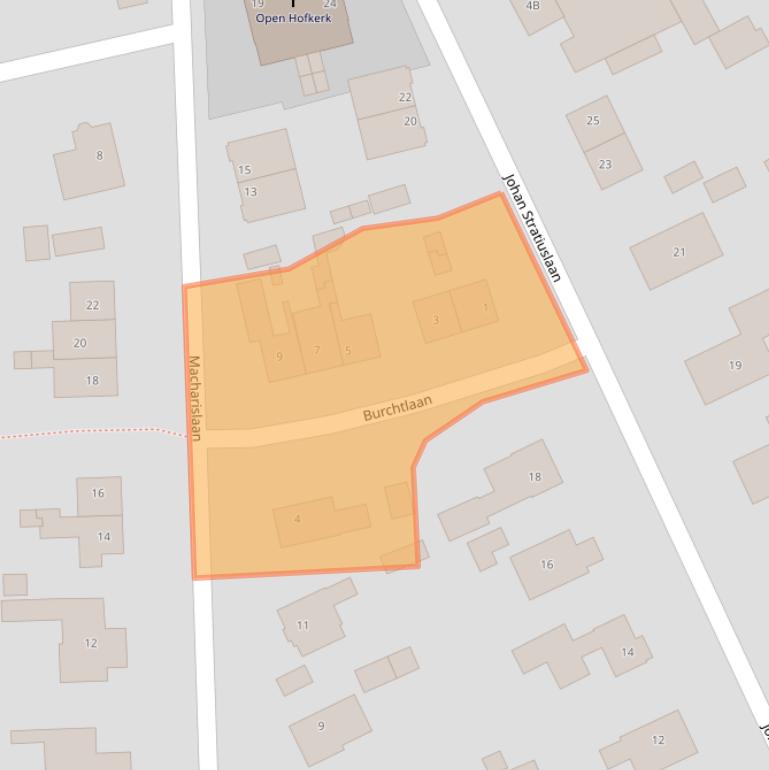 Kaart van postcodegebied 6874AN.