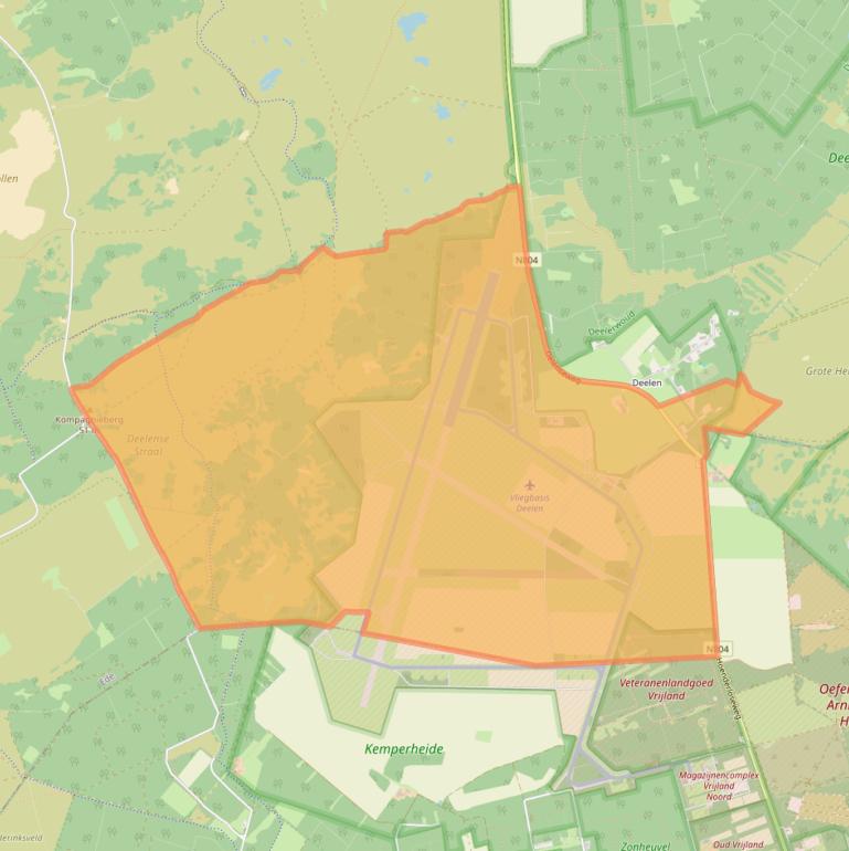 Kaart van postcodegebied 6877AE.