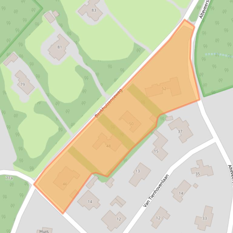 Kaart van postcodegebied 6881AL.