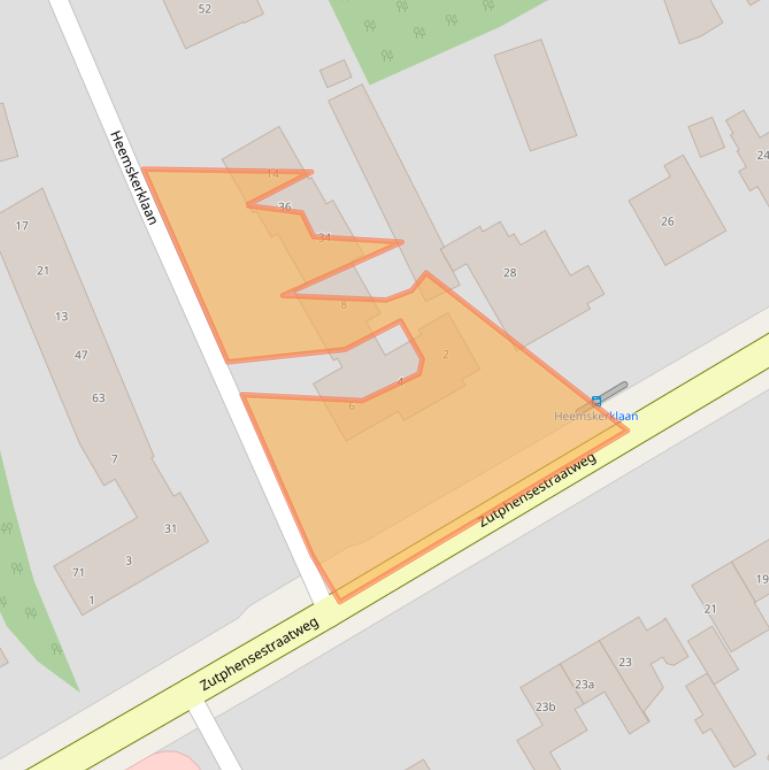 Kaart van postcodegebied 6881EP.