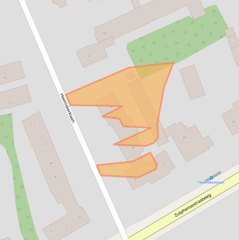 Kaart van postcodegebied 6881ER.