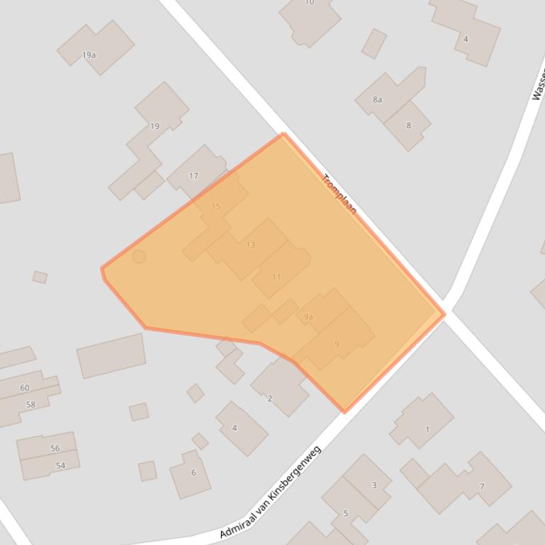 Kaart van postcodegebied 6881GH.