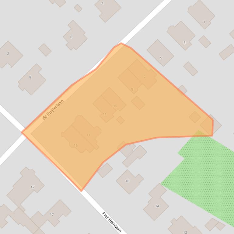 Kaart van postcodegebied 6881GP.