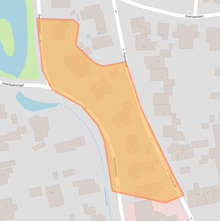 Kaart van postcodegebied 6881HG.