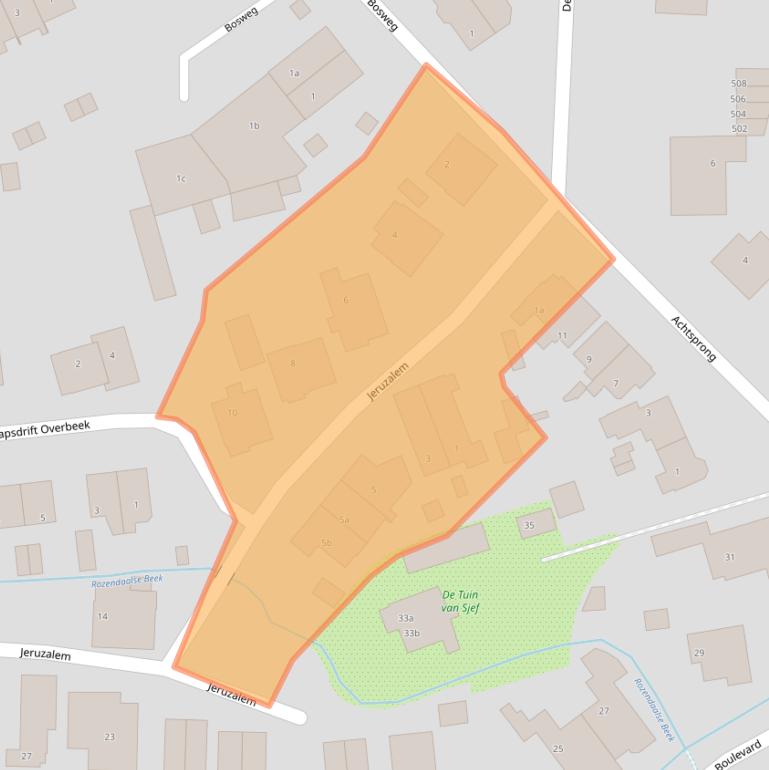 Kaart van postcodegebied 6881JJ.