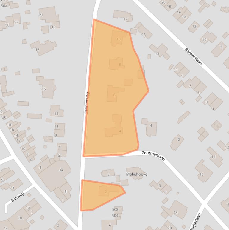 Kaart van postcodegebied 6881KB.