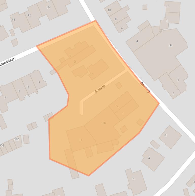 Kaart van postcodegebied 6881KH.