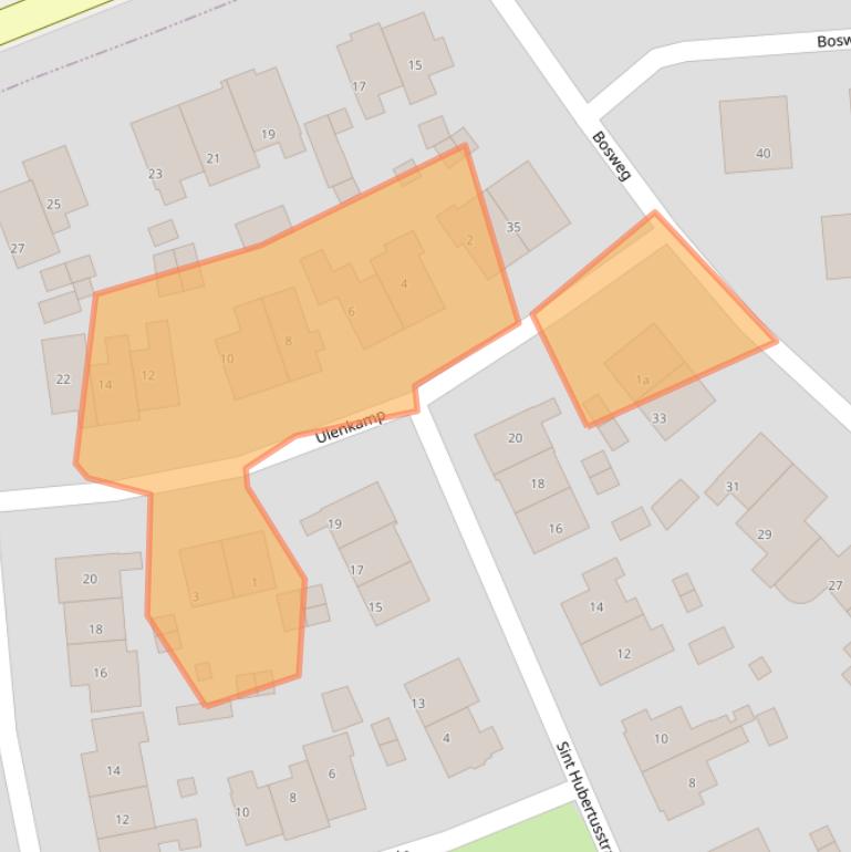 Kaart van postcodegebied 6881KM.