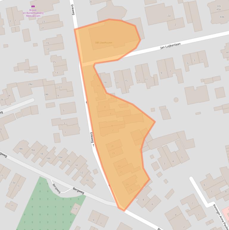 Kaart van postcodegebied 6881LZ.