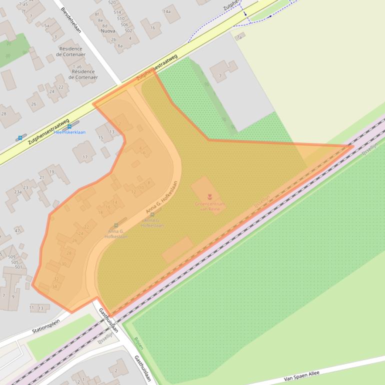 Kaart van postcodegebied 6881WL.